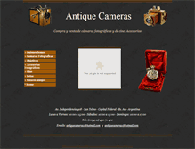 Tablet Screenshot of antiquecamerasargentina.com